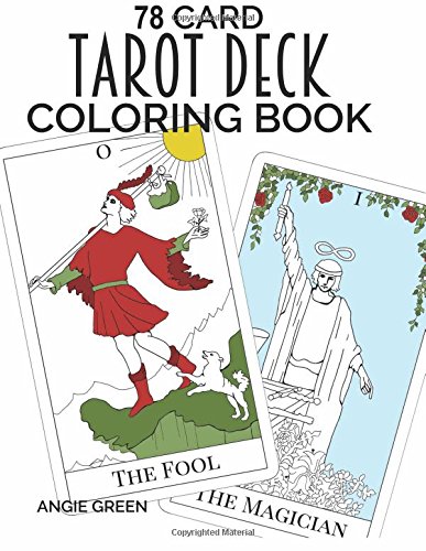 9781522947660: 78 Card Tarot Deck Coloring Book