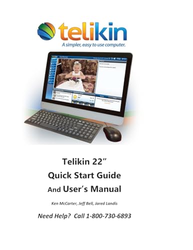9781523432141: Telikin 22" Quick Start Guide and User's Manual: AIOpc w/ Black Wireless KB