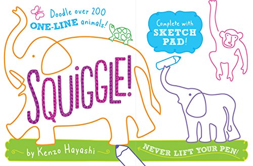 Beispielbild fr Squiggle!: Doodle Over 200 One-Line Animals! zum Verkauf von WorldofBooks