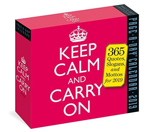 Beispielbild fr Keep Calm and Carry On Page-A-Day Calendar 2019 zum Verkauf von Dream Books Co.