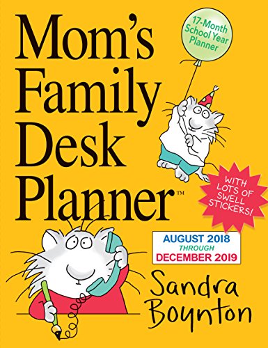 Beispielbild fr Mom's Family Desk Planner Calendar 2019 zum Verkauf von Buchpark