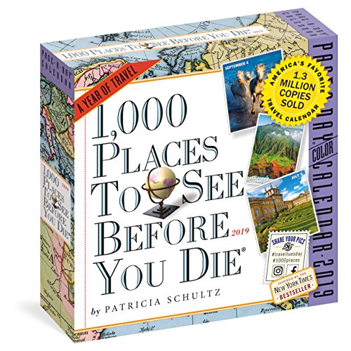 9781523503513: 1,000 Places to See Before You Die 2019 Calendar [Lingua Inglese]
