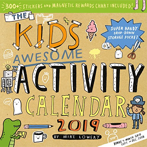 Beispielbild fr 2019 the Kids Awesome Activity Wall Calendar zum Verkauf von Reuseabook