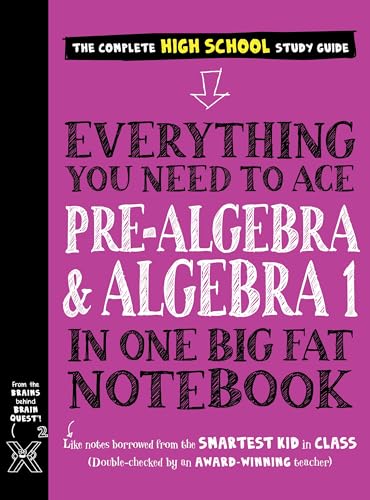 Stock image for Everything You Need to Ace Pre-Algebra and Algebra I in One Big Fat Notebook (Big Fat Notebooks) for sale by HPB-Ruby