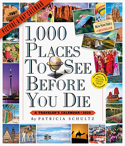 Stock image for 1,000 Places to See Before You Die Picture-A-Day Wall Calendar 2020 for sale by Big River Books