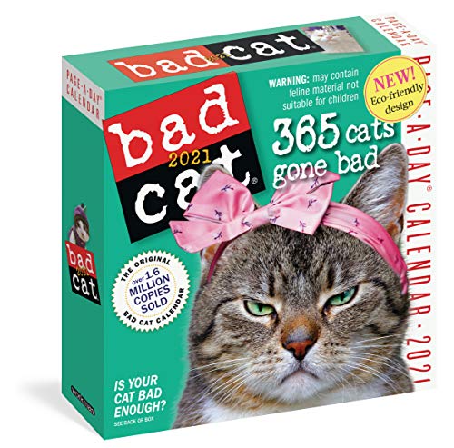 Beispielbild fr Bad Cat Page-A-Day Calendar 2021 zum Verkauf von WorldofBooks