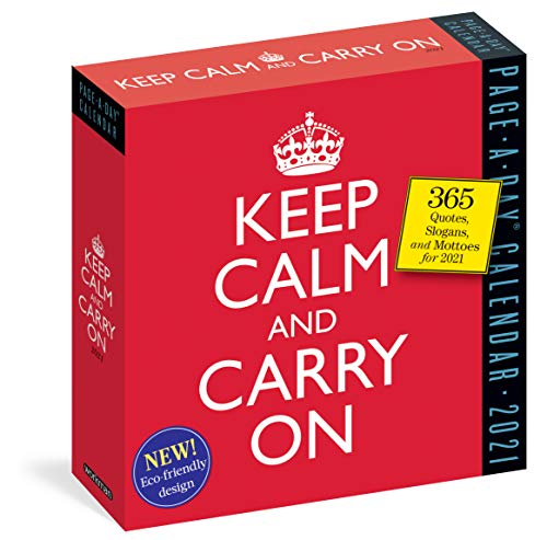 Beispielbild fr Keep Calm and Carry On Page-A-Day Calendar 2021 zum Verkauf von Ergodebooks