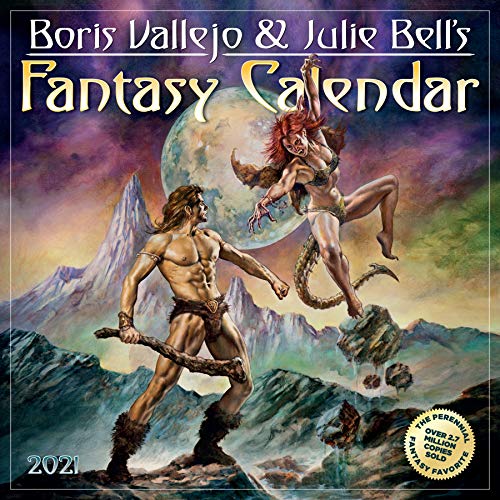 Stock image for Boris Vallejo and Julie Bell's Fantasy Wall Calendar 2021 for sale by Your Online Bookstore