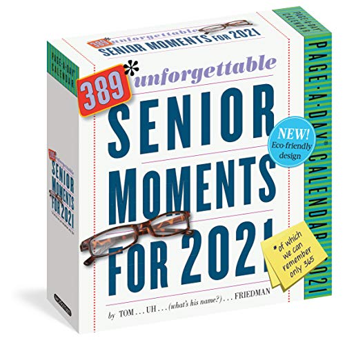 Beispielbild fr 389 Unforgettable Senior Moments Page-A-Day Calendar 2021 zum Verkauf von GF Books, Inc.