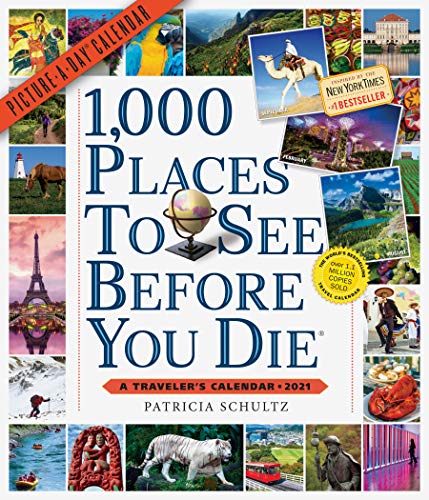 Stock image for 1,000 Places to See Before You Die Picture-A-Day Wall Calendar 2021 for sale by Goldstone Books