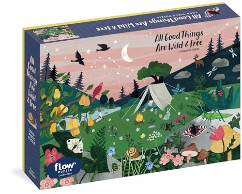 9781523509379: All Good Things are Wild and Free 1,000-Piece Puzzle (Flow) Adults Families Picture Quote Mindfulness Gift