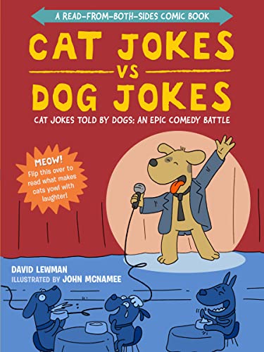 Stock image for Cat Jokes vs. Dog Jokes/Dog Jokes vs. Cat Jokes: A Read-from-Both-Sides Comic Book for sale by Goodwill of Colorado
