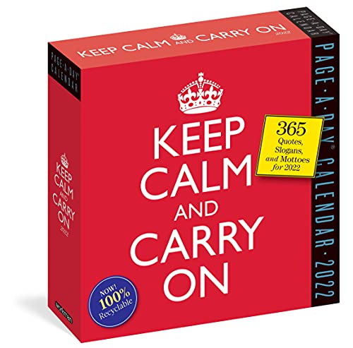 Beispielbild fr Keep Calm and Carry on Page-A-Day Calendar 2022 zum Verkauf von Revaluation Books