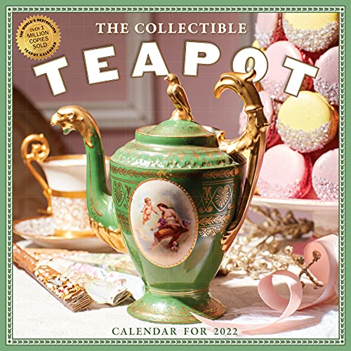 Collectible Teapot   Tea Wall Calendar 2022  365 days of afternoon tea and delectable treats 