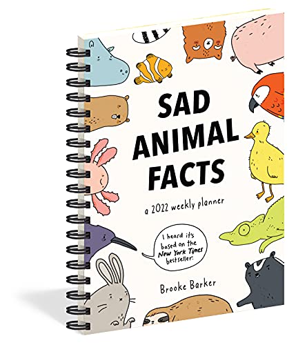 Beispielbild fr Sad Animal Facts Weekly Planner 2022 zum Verkauf von SecondSale