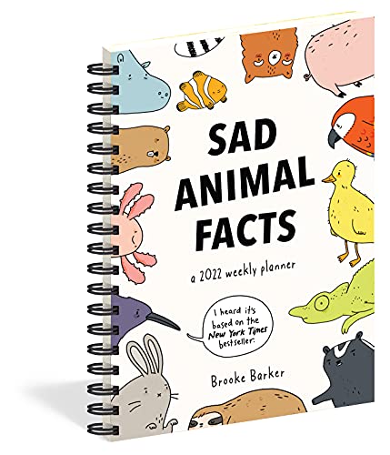 Stock image for Sad Animal Facts Weekly Planner 2022 for sale by GF Books, Inc.