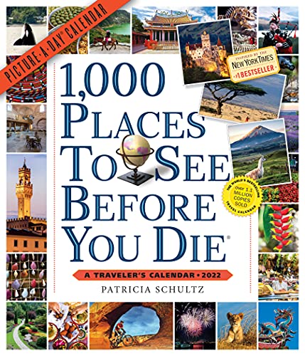 Beispielbild fr 1000 Places to See Before You Die PictureADay Wall Calendar 2022 Travel the World with or Without Leaving Home zum Verkauf von Buchpark
