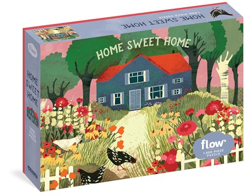 Stock image for Home Sweet Home 1,000-Piece Puzzle: (Flow) for Adults Families Picture Quote Mindfulness Game Gift Jigsaw 26 3/8" x 18 7/8" for sale by HPB-Blue