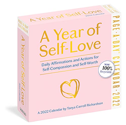 Stock image for A Year of Self-Love Page-A-Day Calendar 2022: Daily Affirmations and Actions for Self-Compassion and Self Worth. for sale by Ergodebooks