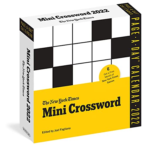 Stock image for The New York Times Mini Crossword Page-A-Day Calendar for 2022: 365 Days' Worth of Bite-Sized Wordplay for sale by GF Books, Inc.