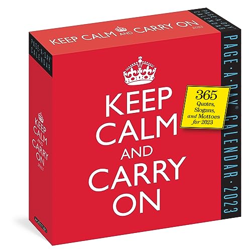 9781523515509: Keep Calm and Carry On Page-A-Day Calendar 2023: 365 Quotes, Slogans, and Mottos for 2023