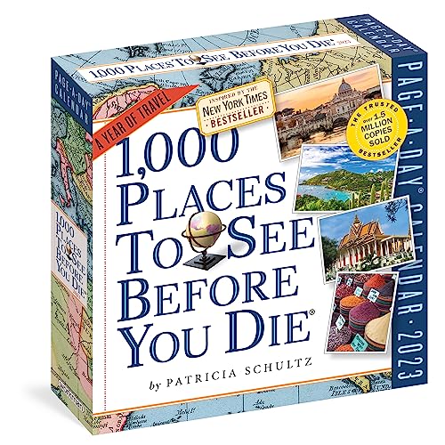 9781523515684: 1,000 Places to See Before You Die Page-A-Day Calendar 2023
