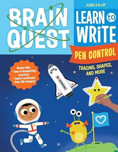 Beispielbild fr Brain Quest Learn to Write: Pen Control, Tracing, Shapes, and More zum Verkauf von Monster Bookshop