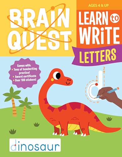 9781523516001: Brain Quest Learn to Write: Letters