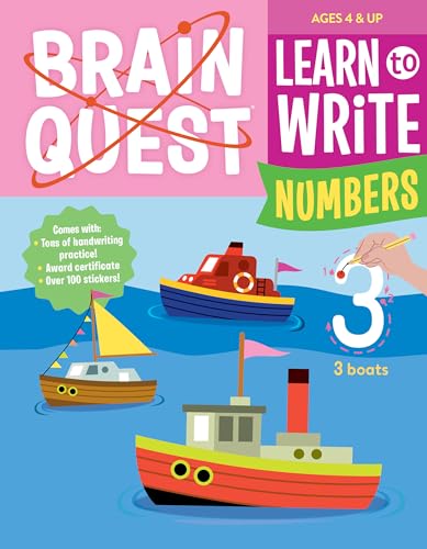 9781523516018: Brain Quest Learn to Write: Numbers