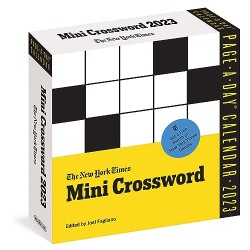 Stock image for The New York Times Mini Crossword Page-A-Day Calendar for 2023: For Crossword Beginners and Puzzle Pros for sale by GF Books, Inc.