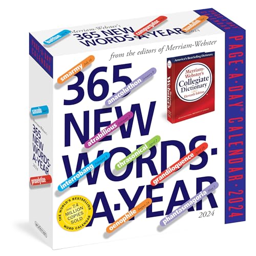 Beispielbild fr 365 New Words-A-Year Page-A-Day Calendar 2024: From the Editors of Merriam-Webster zum Verkauf von WorldofBooks