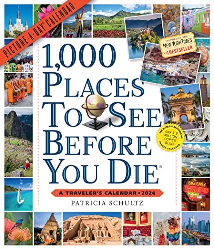 Stock image for 1,000 Places to See Before You Die Picture-A-Day Wall Calendar 2024: A Traveler's Calendar for sale by GF Books, Inc.