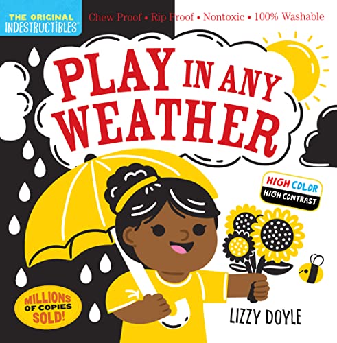 9781523519460: Play in Any Weather: Chew Proof - Rip Proof - Nontoxic - 100% Washable Book for Babies, Newborn Books, Safe to Chew