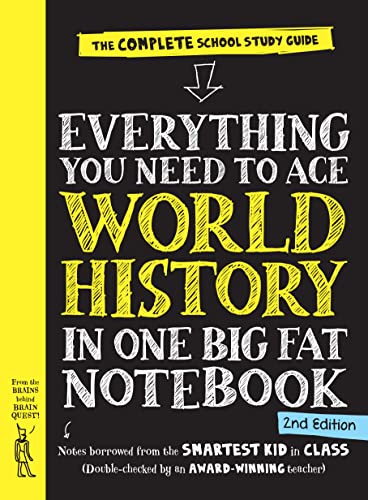Stock image for Everything You Need to Ace World History in One Big Fat Notebook, 2nd Edition: The Complete School Study Guide (Big Fat Notebooks) for sale by Chiron Media