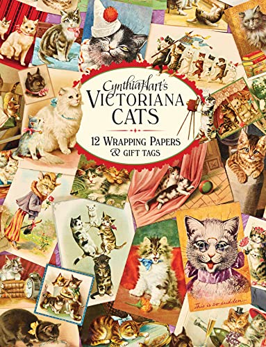 Stock image for Cynthia Hart's Victoriana Cats: 12 Wrapping Papers and Gift Tags for sale by GF Books, Inc.