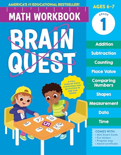 Imagen de archivo de Brain Quest Math Workbook: 1st Grade a la venta por Kennys Bookstore