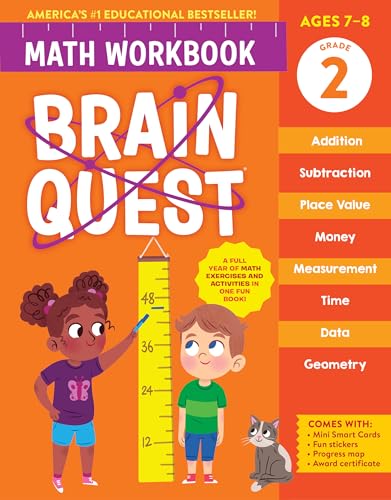 Imagen de archivo de Brain Quest Math Workbook: 2nd Grade a la venta por Kennys Bookstore