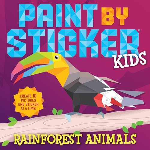 Beispielbild fr Paint by Sticker Kids: Rainforest Animals zum Verkauf von Monster Bookshop