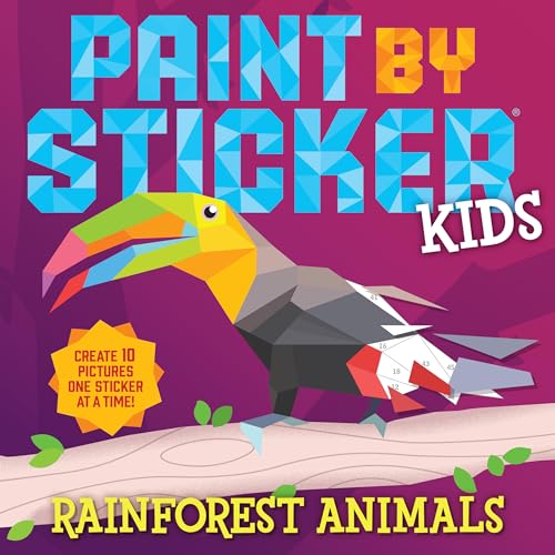 Imagen de archivo de Paint by Sticker Kids: Rainforest Animals a la venta por Brook Bookstore