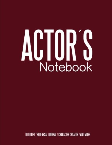 Imagen de archivo de Actors Notebook: Cinema Notebook for Cinema Artists a la venta por WorldofBooks