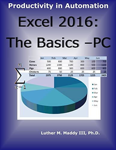 Stock image for Excel 2016: The Basics - PC for sale by Idaho Youth Ranch Books