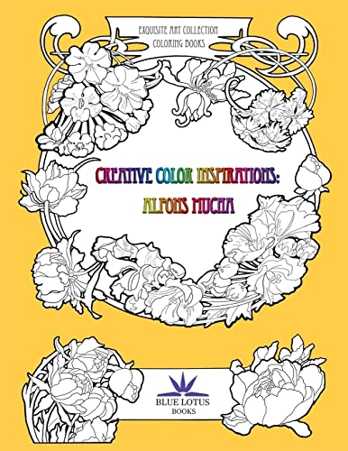 Imagen de archivo de Creative Color Inspirations: Alfons Mucha a la venta por THE SAINT BOOKSTORE