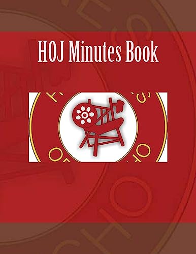 Stock image for HOJ Minutes Book for sale by THE SAINT BOOKSTORE