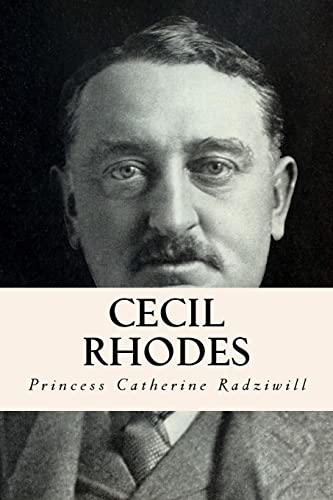 Beispielbild fr Cecil Rhodes zum Verkauf von California Books