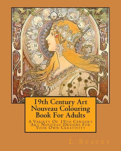 19th Century Art Nouveau Coloring Book For Adults