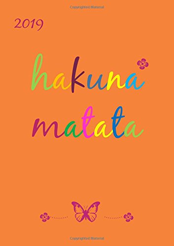 Beispielbild fr dicker TageBuch Kalender 2019 - Hakuna Matata: Endlich genug Platz fr dein Leben! 1 Tag = 1 A4 Seite zum Verkauf von Revaluation Books