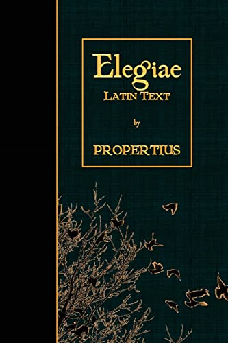 Imagen de archivo de Elegiae: Latin Text (Latin Edition) a la venta por Save With Sam