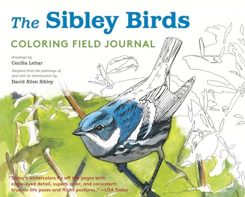 Stock image for The Sibley Birds Coloring Field Journal for sale by Zoom Books Company