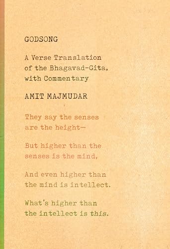 Beispielbild fr Godsong : A Verse Translation of the Bhagavad-Gita, with Commentary zum Verkauf von Better World Books