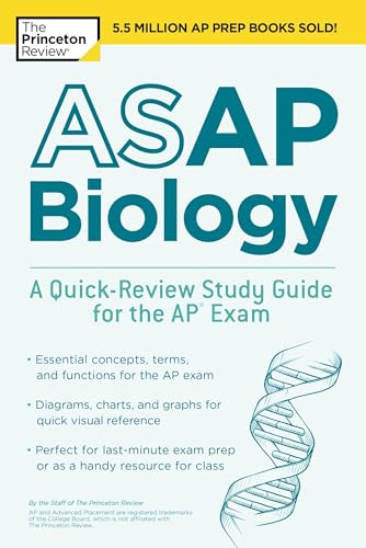 Beispielbild fr ASAP Biology: A Quick-Review Study Guide for the AP Exam (College Test Preparation) zum Verkauf von SecondSale